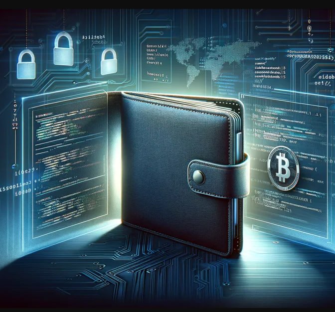Hardware wallet private-key protection visual